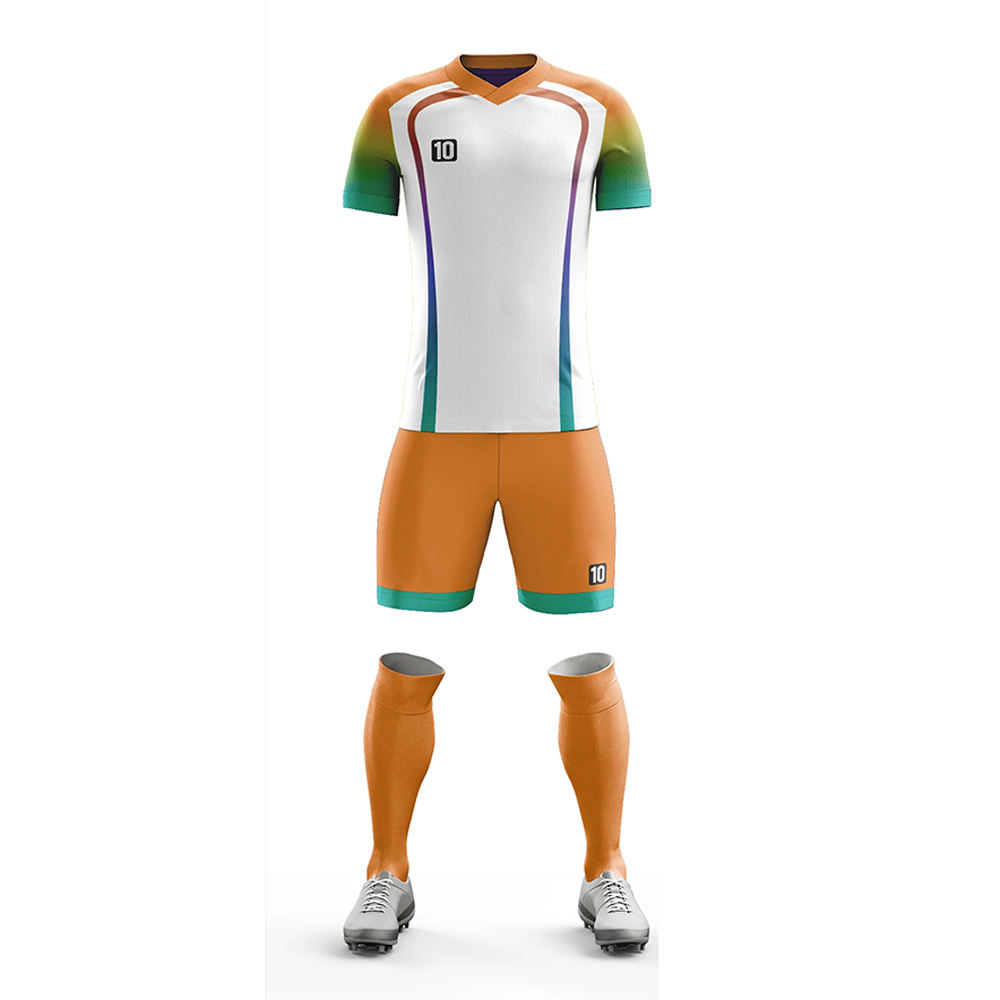 National Apparels 2024 Latest Design Soccer Uniform Set New Arrival Team Name Men Soccer Sports Football Uniforms For Sale